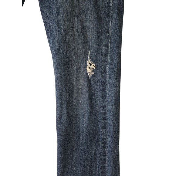 KUT from‎ the Kloth Boyfriend Jeans Medium Wash Distressed Size 2 - Picture 9 of 14